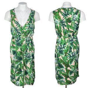 GUESS Palin Maxi Top Sz Medium Pink Floss Multi